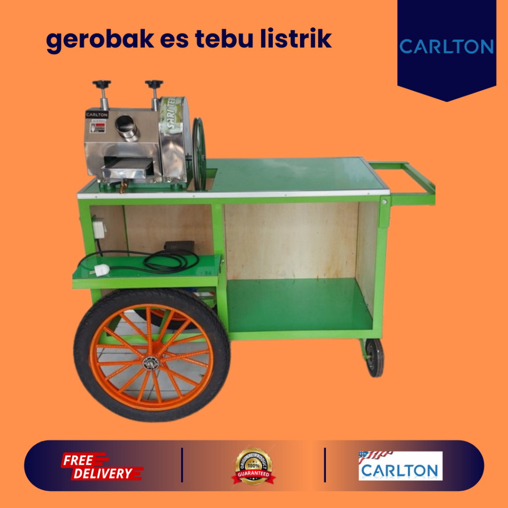 gerobak es tebu listrik