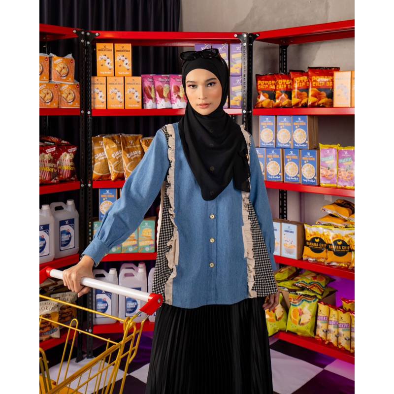 ZASKIA SUNGKAR THE ECCENTRICITY MALLENE BLOUSE