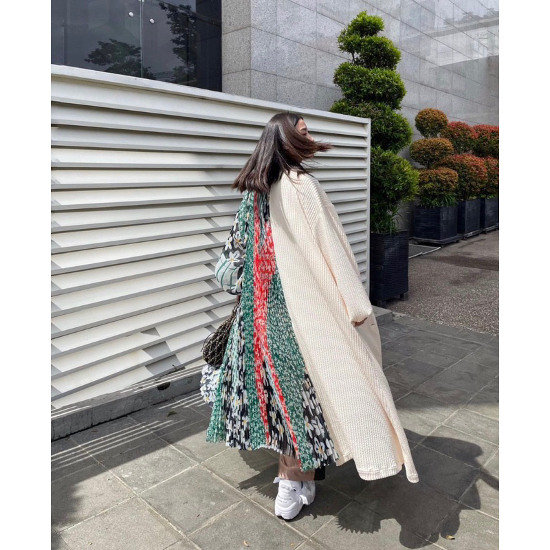 IKYK x HGL Primrose Pleated Coat