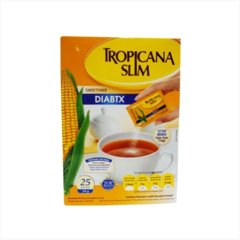 

TROPICANA SLIM SWEETENER DIABTX isi 25 sachet