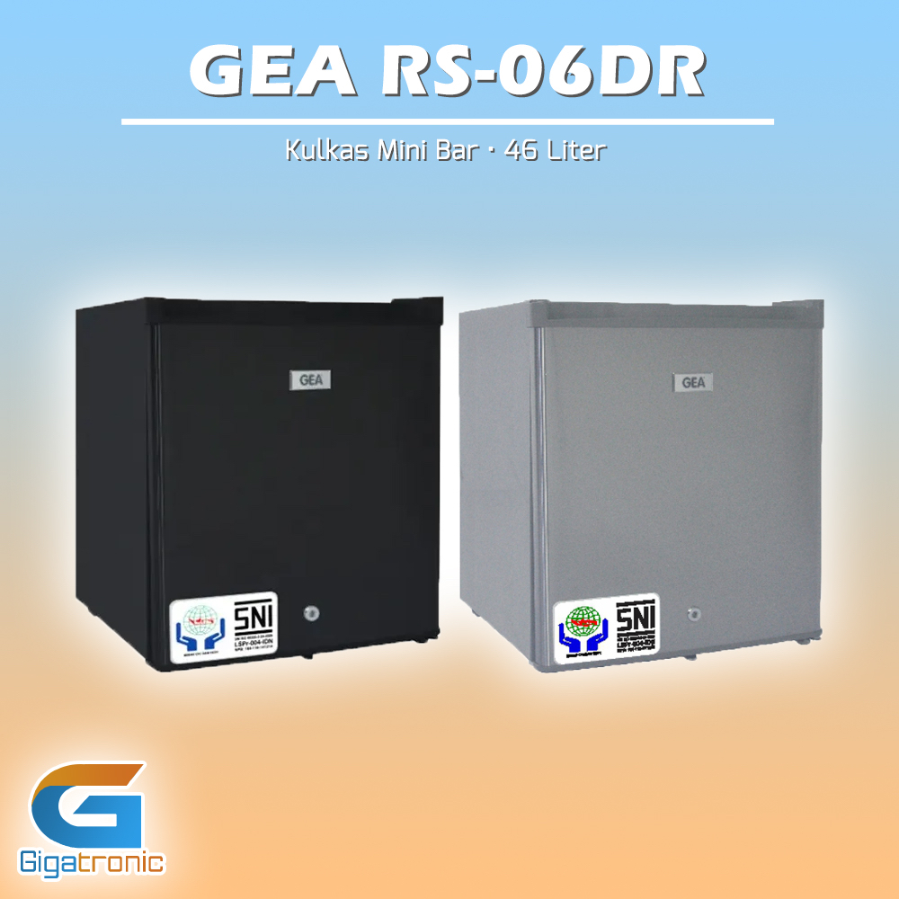 GEA Kulkas Mini Bar RS-06DR / RS 06 DR / RS06DR
