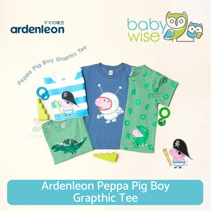 Ardenleon Peppa Pig Boy Grapthic Tee - Kaos Anak Laki-Laki