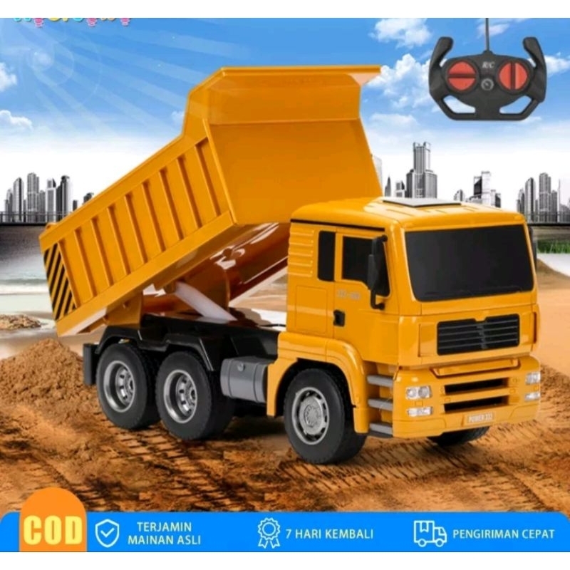 Mobil Remote Control Molen Dump Truck Pasir Truck Mobil RC Molen