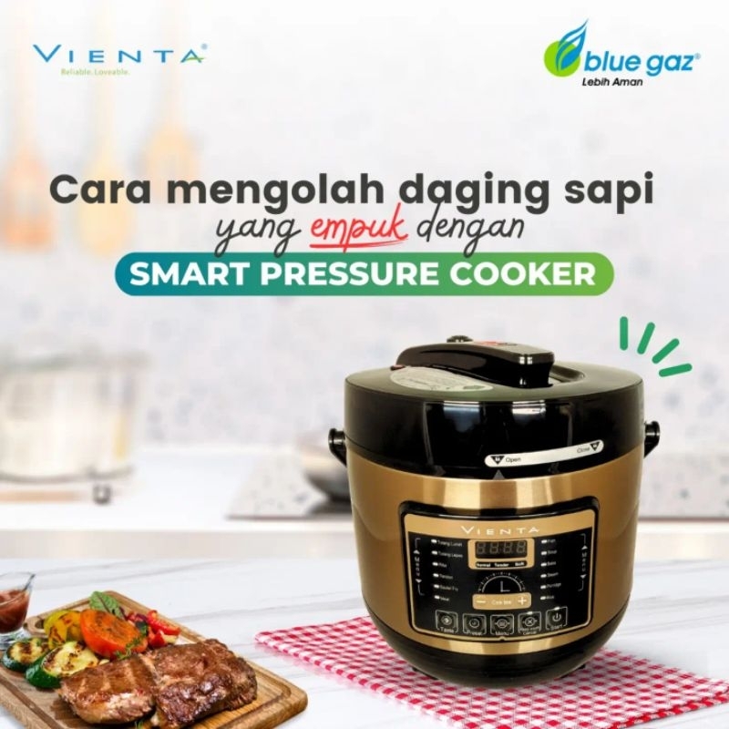 New Smart Pressure Cooker Rice Vienta VSPC-YBW6 Magic Jar Com magicjar magicom penanak penghangat pe