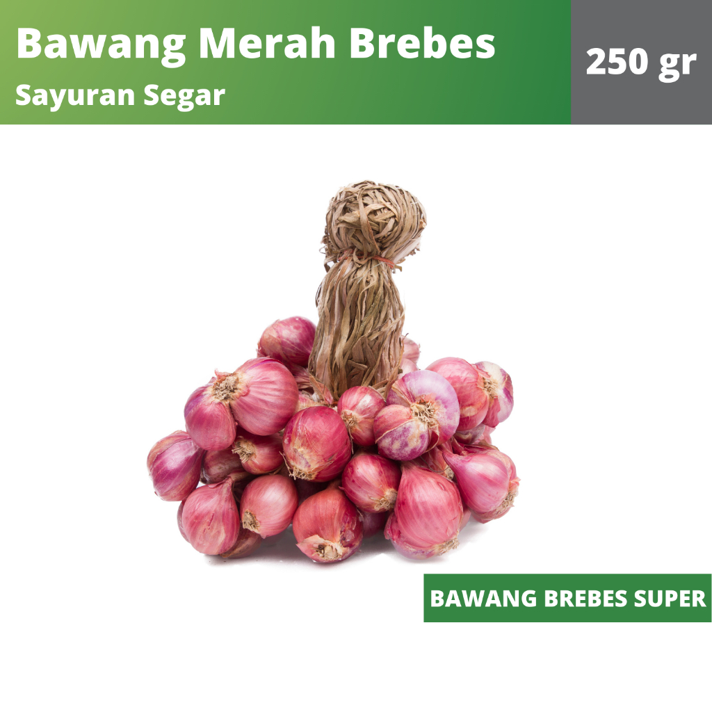 

Bawang Merah Brebes Super 1/4 Kg - Brambang 250 gram