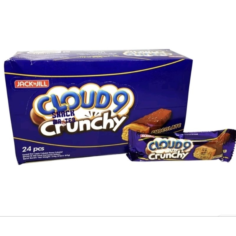 

PROMO Cloud 9 Crunchy Wafer Rice Crispy Caramel 1 pack isi 24 pcs