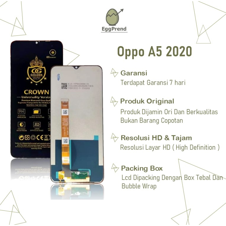 LCD TOUCHSCREEN OPPO A31 2020/A5 2020/A9 2020/A8/A11/A11X/REALME C3/5/5I/5S/6S ORIGINAL FULLSET TOUC