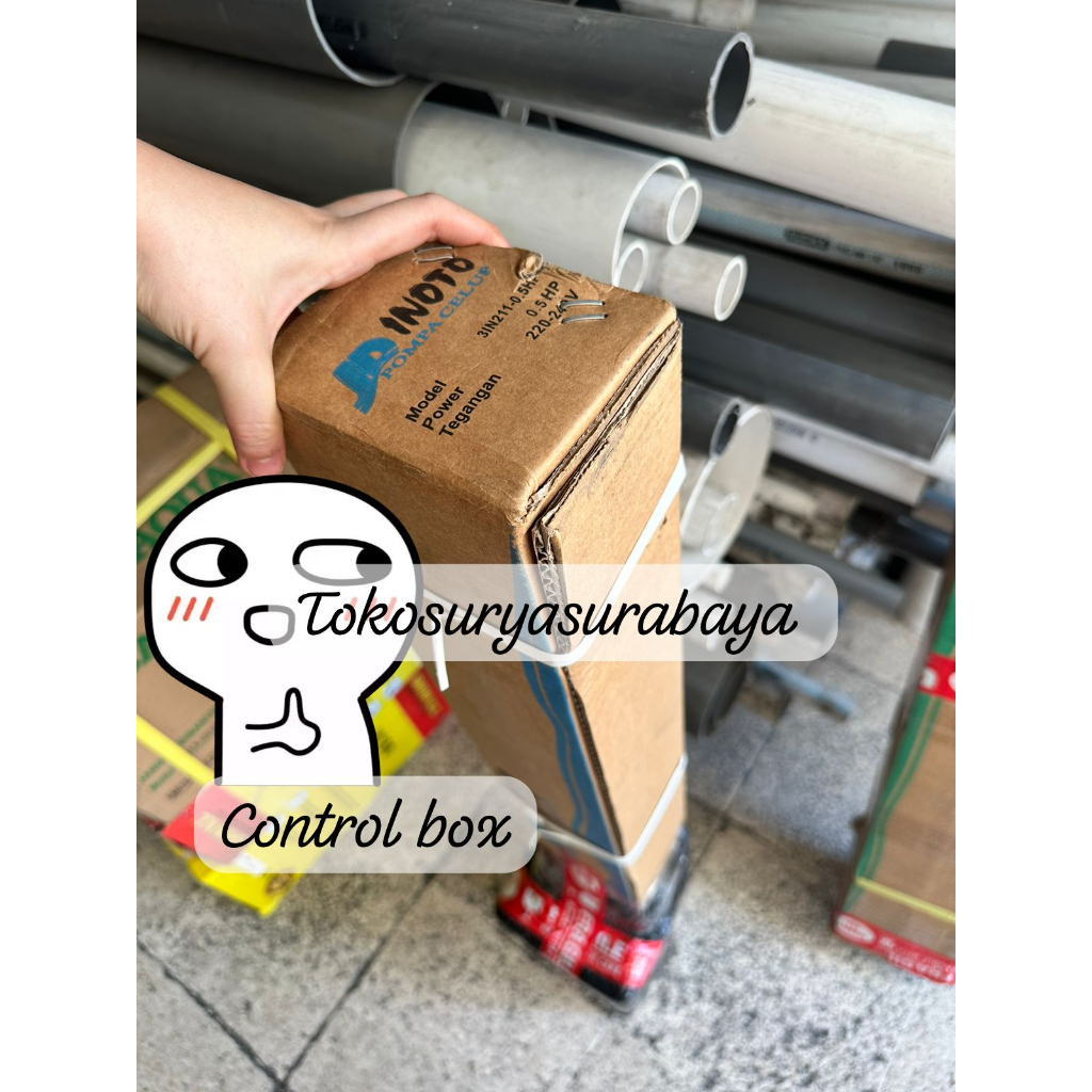 Inoto 3 inch 1/2 HP , kabel 1 meter - Pompa Submersible INOTO Casing Sumur 3 inch - 1/2 HP output 11