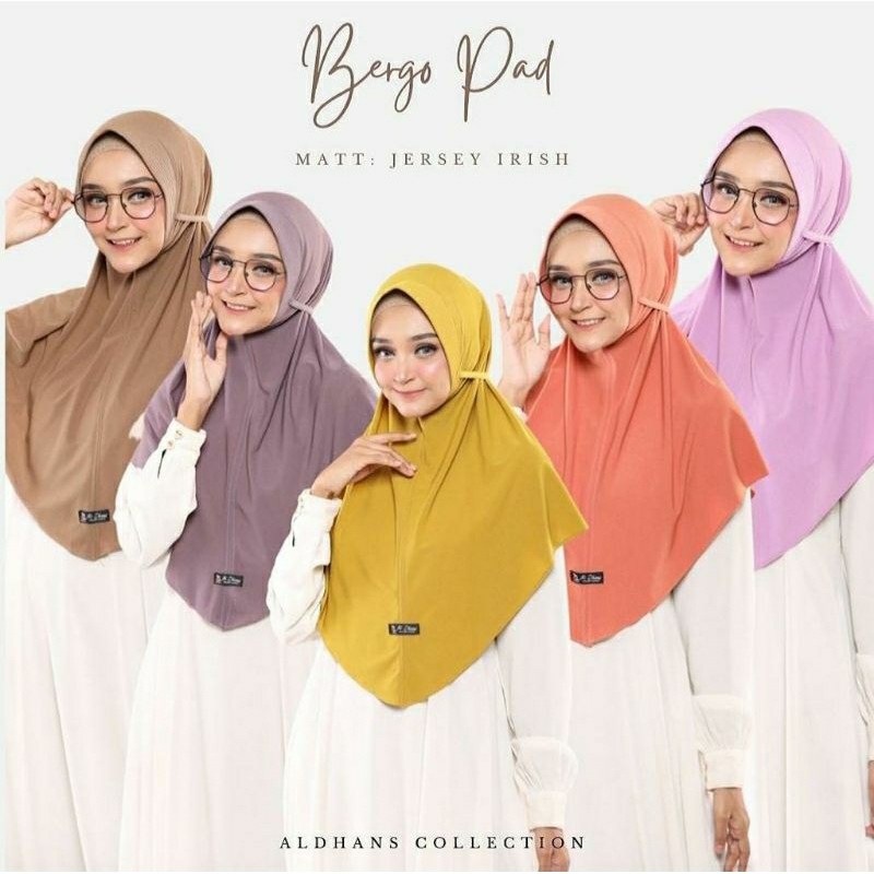 HIJAB AD BERGO PAD/ HIJAB INSTAN/ JILBAB MURAH / HIJAB BERGO PAD TALI /HIJAB PET KEKINIAN