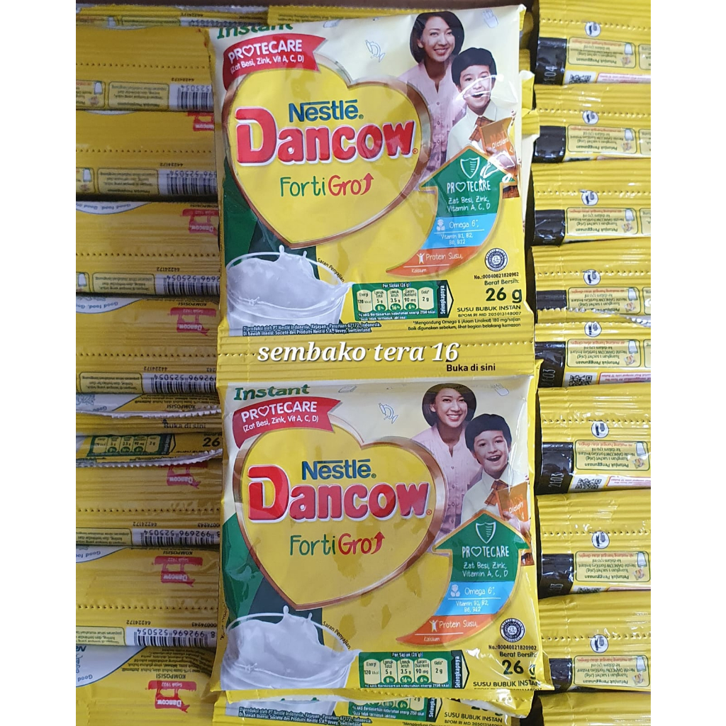 

Dancow vanila sachet 1 renceng isi 10