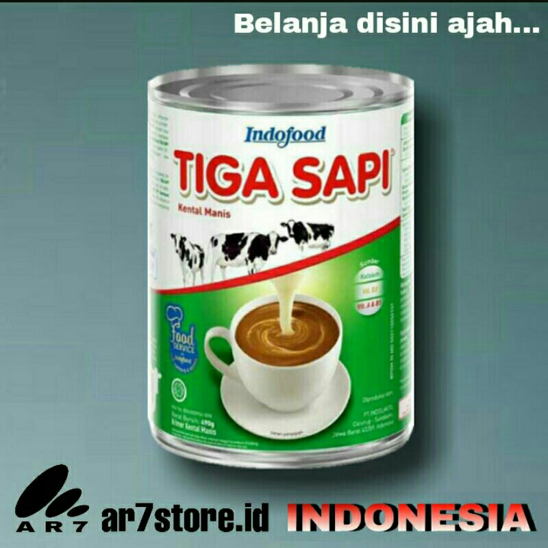 

TIGA SAPI Krimer susu kental manis 490 gram