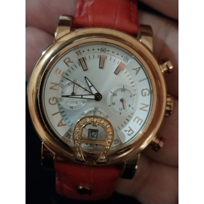 Jam Tangan Pria AIGNER Chrono second 720