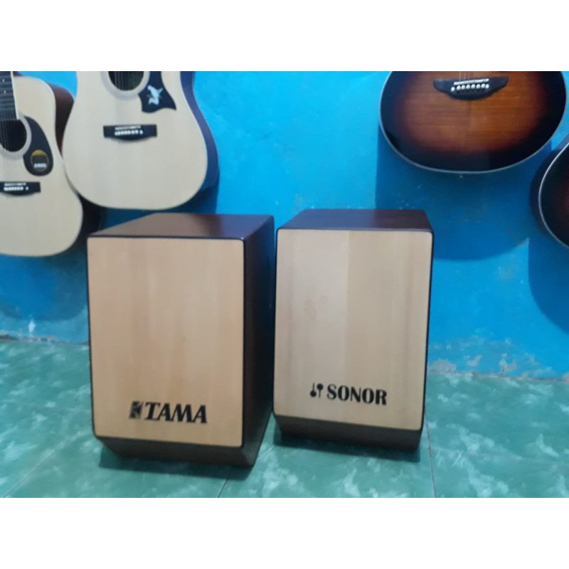 cajon trapesium solid mahogany