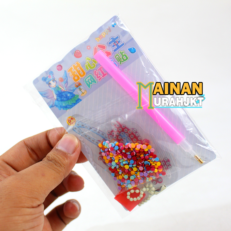 MAINAN ANAK CREATIVE HANDWORK MAINAN DIAMOND STICKER MINI KARAKTER