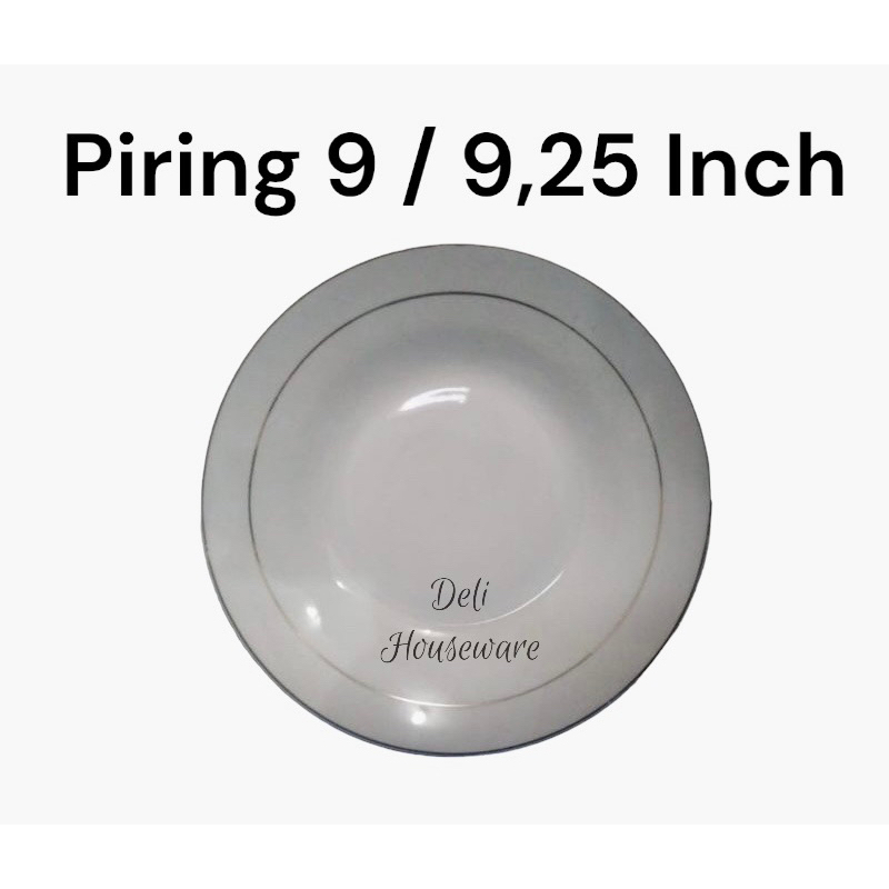 Piring Keramik Liss Mass/ Piring Batu / Piring Makan Cafe