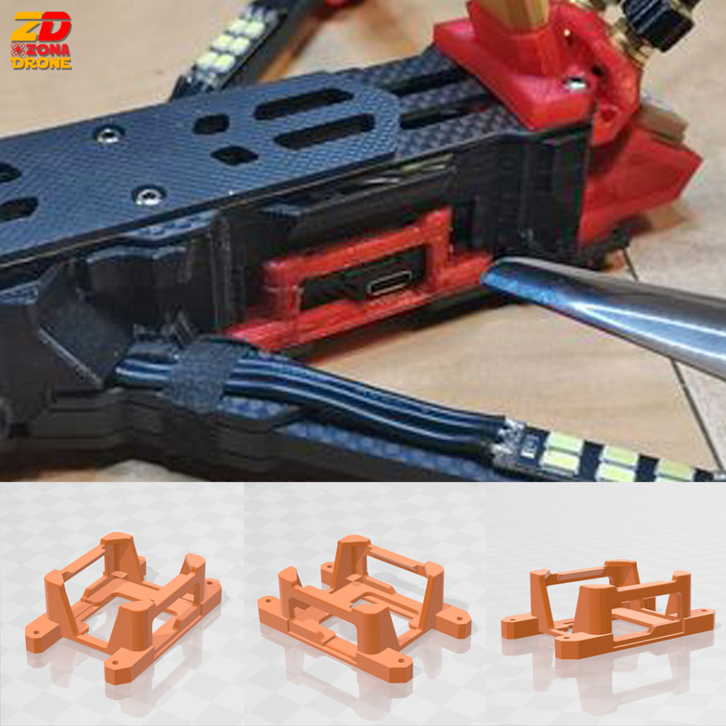 iFlight Chimera 7 Pro DJI Air Unit 03 Holder FPV Drone 3D Print