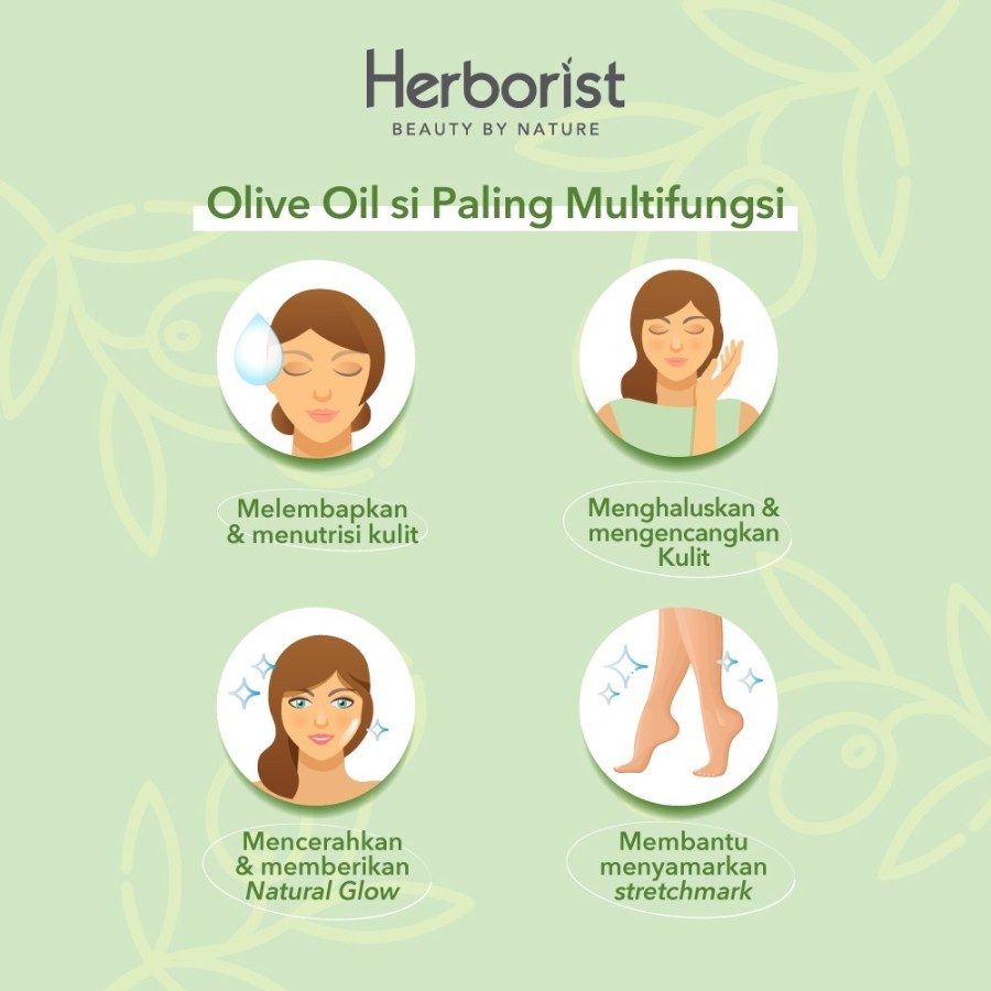 ORIGINAL Herborist Olive Oil + Collagen 150ml Minyak Zaitun Collagne