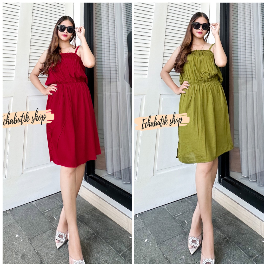 DASTER TALI  BALI PENDEK POLOS BAHAN ADEM