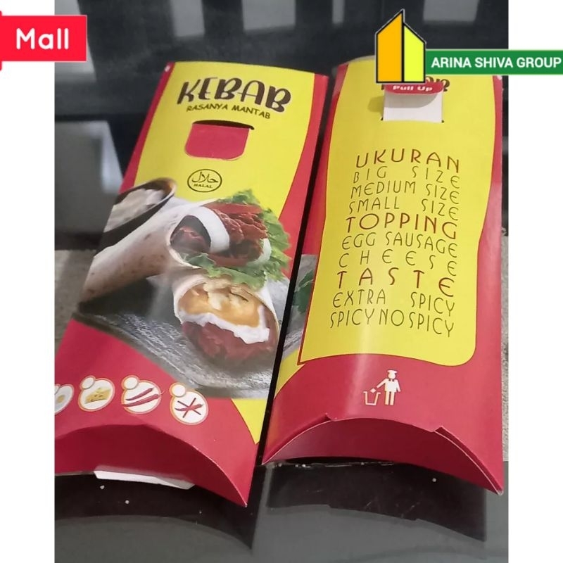 

100 LEMBAR KERTAS KEBAB TARIKAN UKURAN 24 × 9,2 CM HIGH QUALITY PAPER CRAFT TEBAL PRODUK TERBARU | KOTAK KEBAB KEKINIAN | DUS KEBAB VIRAL TIKTOK | KEMASAN KEBAB KEKINIAN | BOX KEBAB VIRAL | ARINA SHIVA GROUP 6149