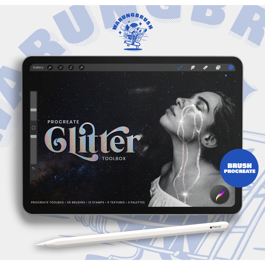 Procreate Glitter Toolbox - Brush Kit BP00269