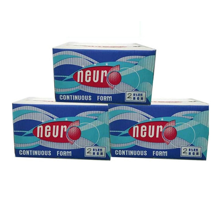 

NEURO KERTAS KOMPUTER PRINTER CONTINUOUS FORM 9,5" x 11" 2 PLY K2/2 WN