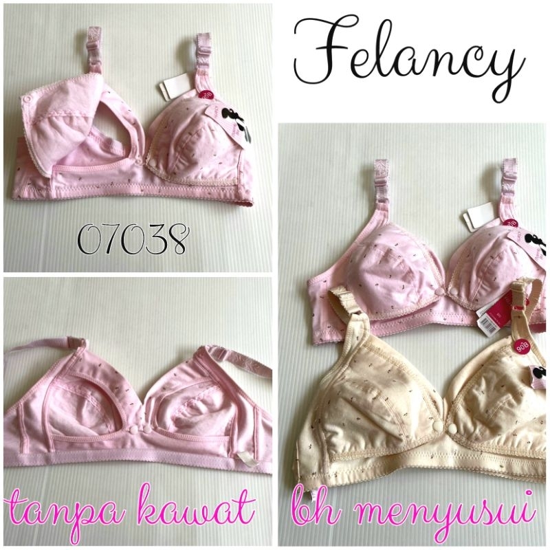 FELANCY-bh bra menyusui tanpa kawat tanpa busa -07038