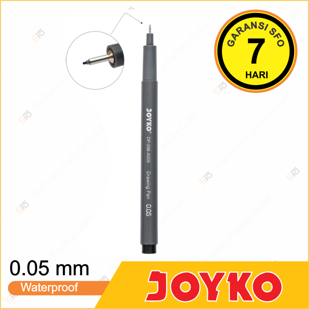 

Drawing Pen Joyko 0.05 MM - Pena Gambar Waterproof 0.05MM