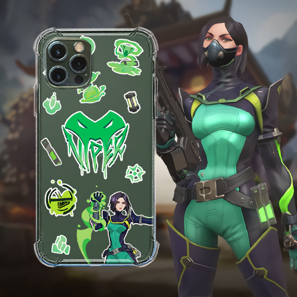 Viper Collage Case - Semua Merk & Tipe HP - VALORANT Premium Case