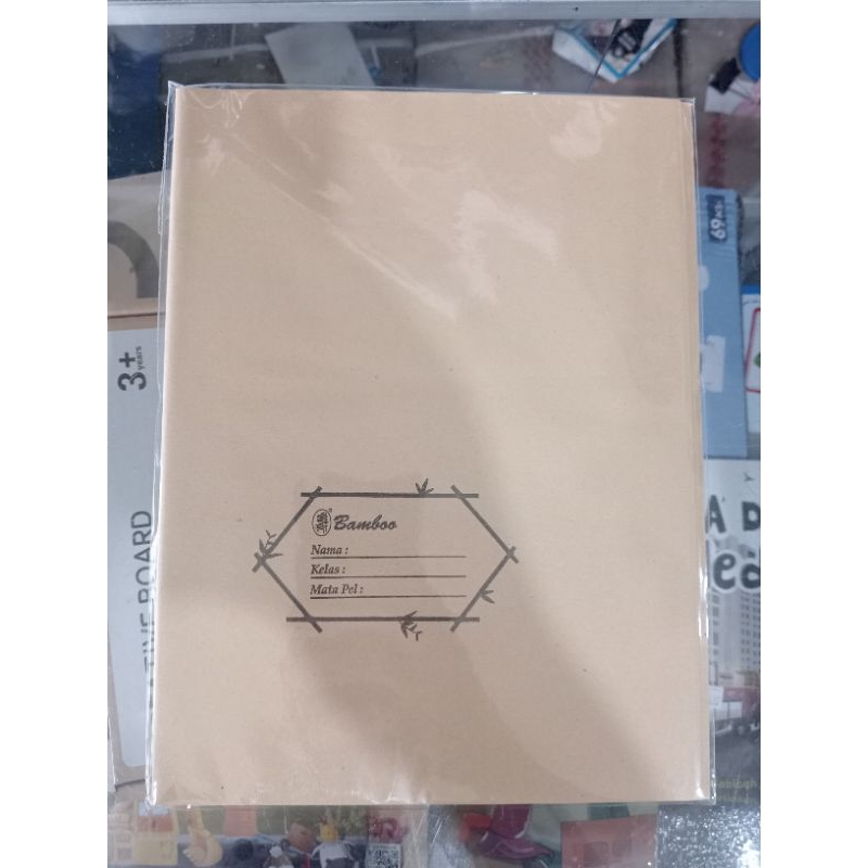 

Sampul Buku Kertas Warna Coklat/Padi ukuran Qwarto (buku sidu)