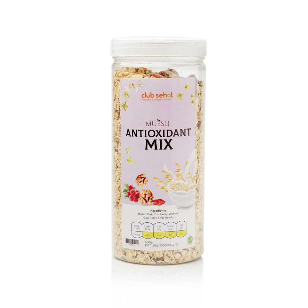 

Club Sehat Muesli ANTIOXIDANT Mix 600Gr