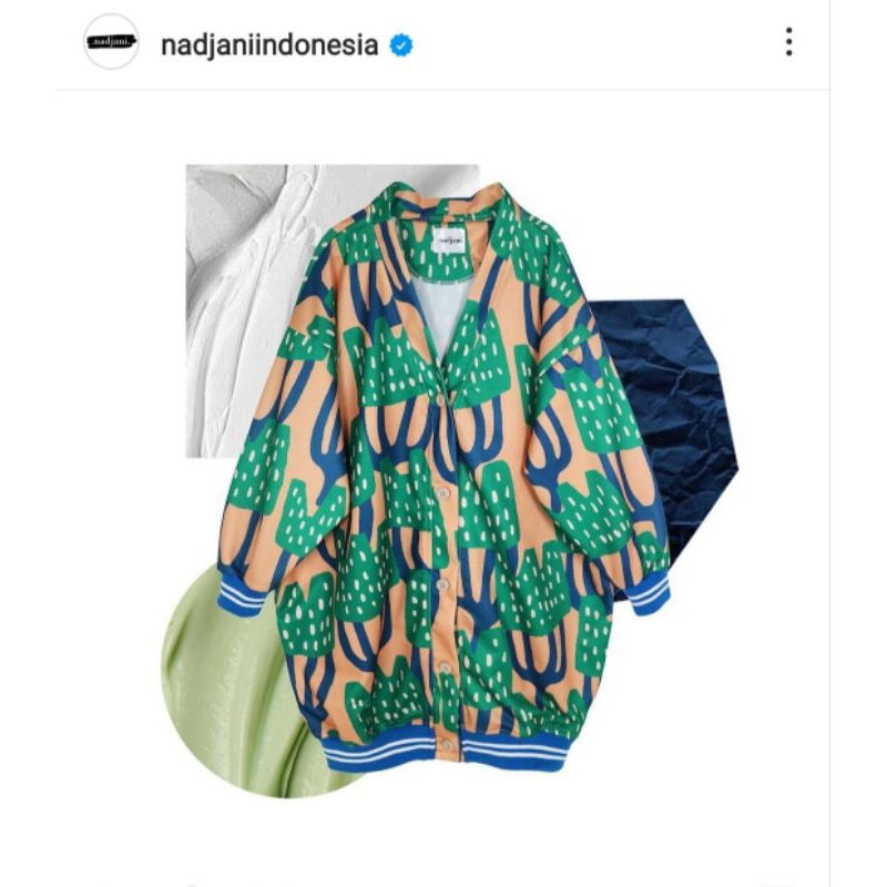 cardigan nadjani indonesia vaart outer cream