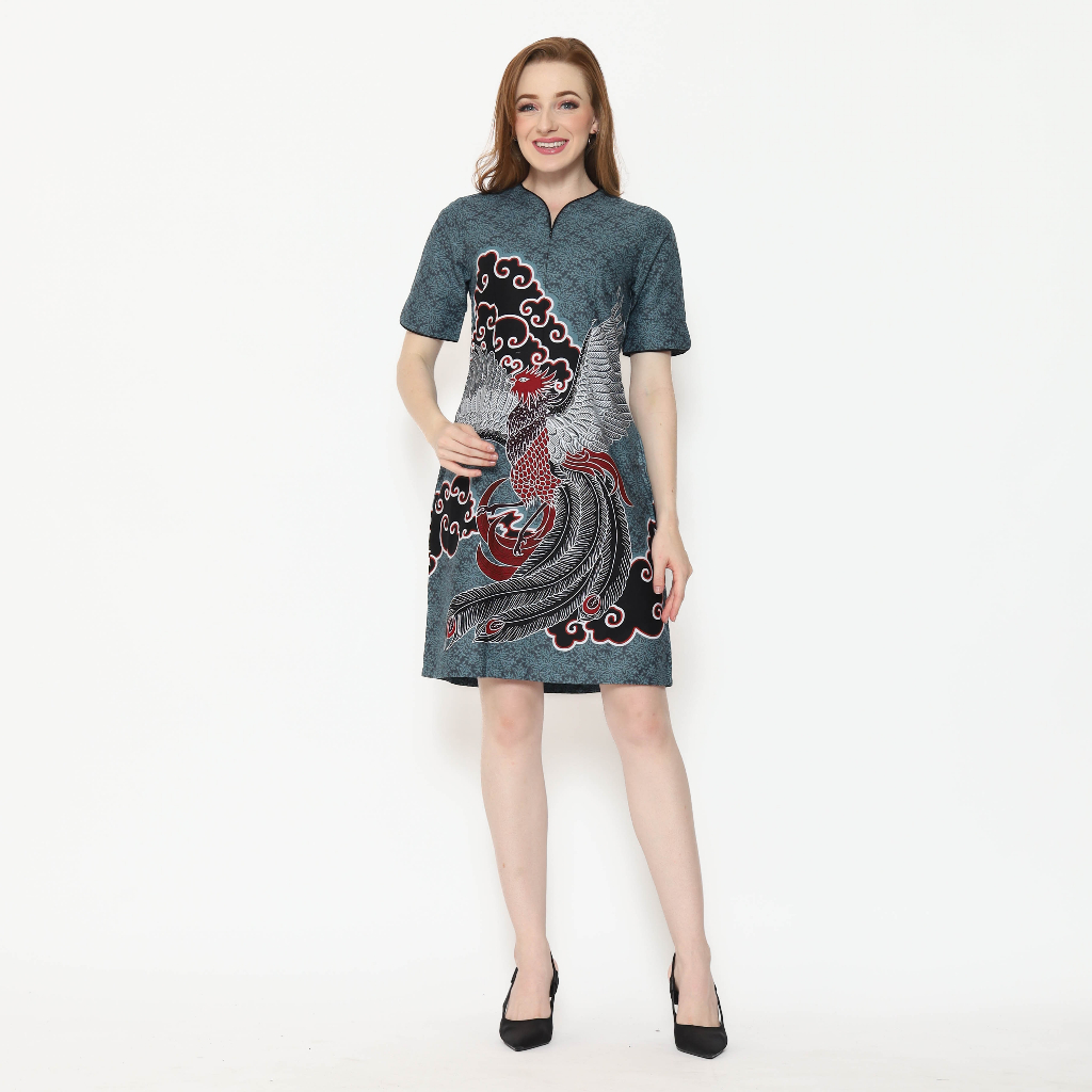 Hadinata Batik Wanita Dress Furing Ara Archi