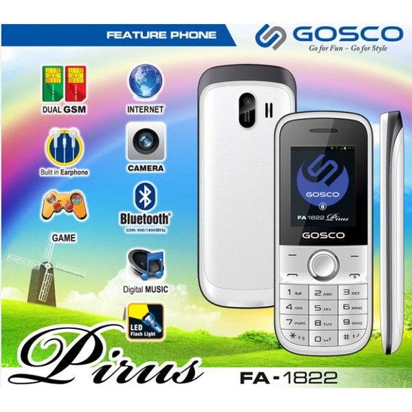 Hp Gosco Pirus FA-1822 Dual Sim Card
