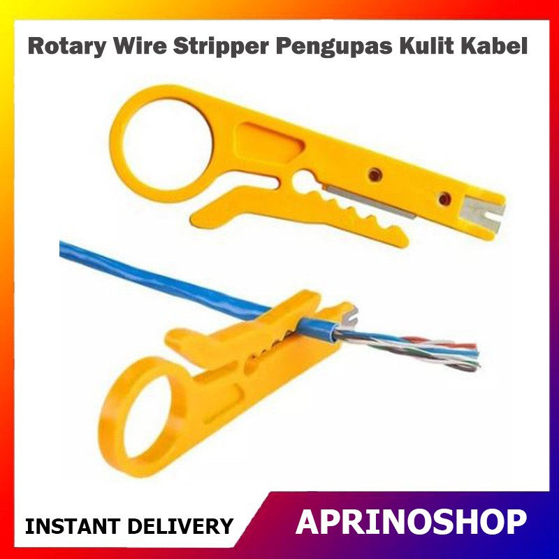 Rotary Wire Stripper Pengupas Kulit Kabel Putar UTP Stripper Cutter