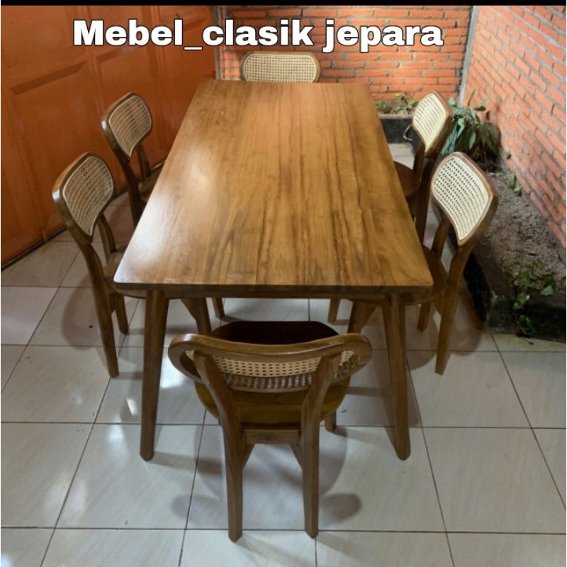 Kursi makan rotan kursi makan cafe rotan meja makan rotan