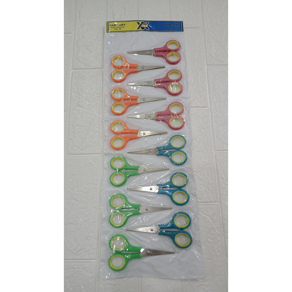 

gunting renceng/gunting warna kecil 12pcs