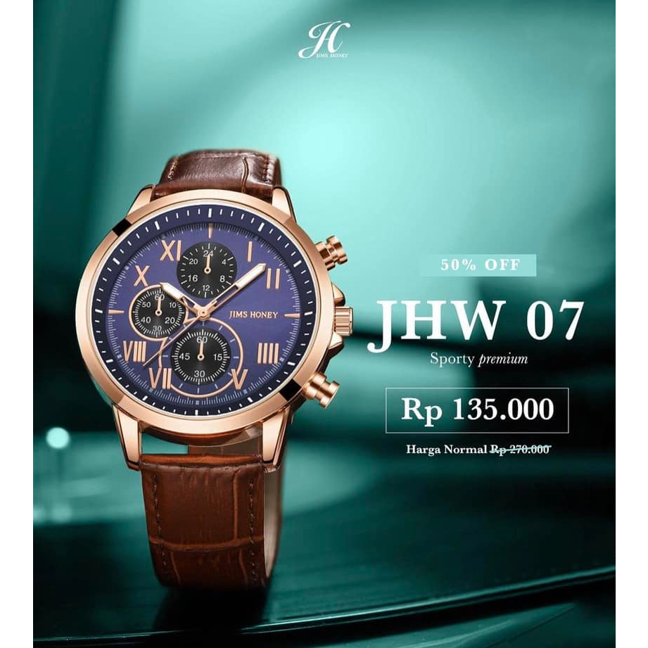 JHW 07 JAM TANGAN PRIA JIMS HONEY