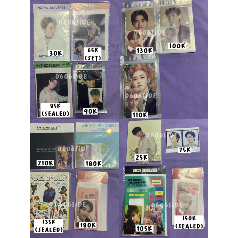 MERCH NCT DREAM Jaemin Haechan Renjun OFFICIAL