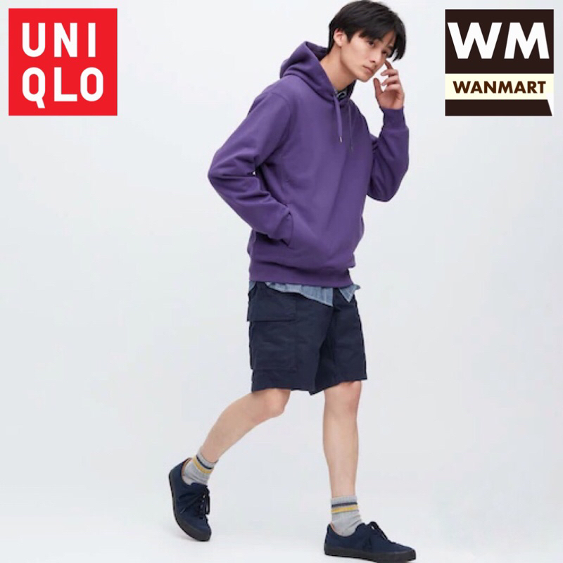 UNIQLO Men Shorts Celana Pendek Cargo Pria Navy