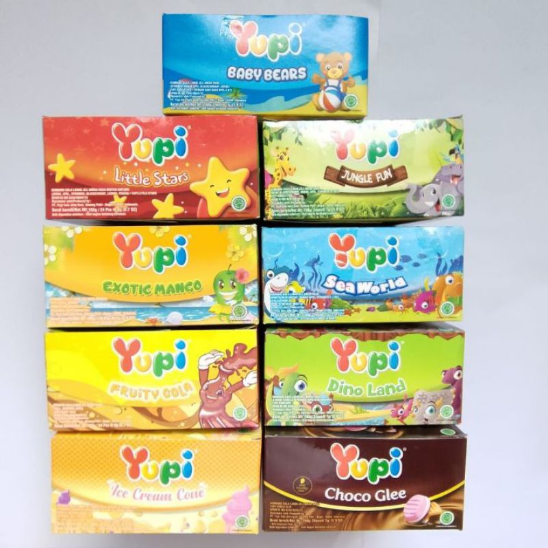 

Yupi Gummy Candies / Permen Yupi (box)