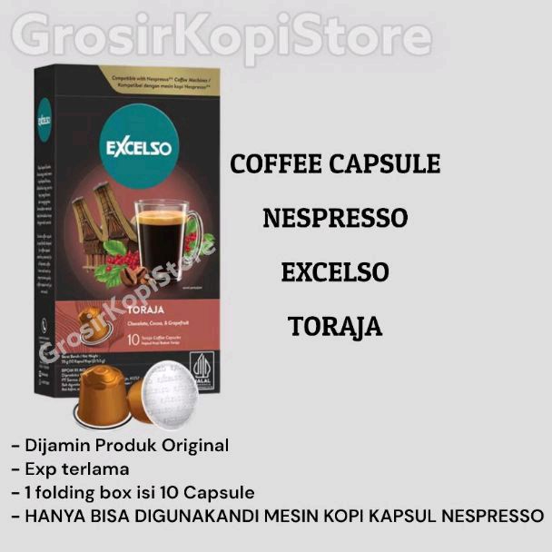 

Kopi Excelso Kapsul Nespresso- Nespresso Toraja