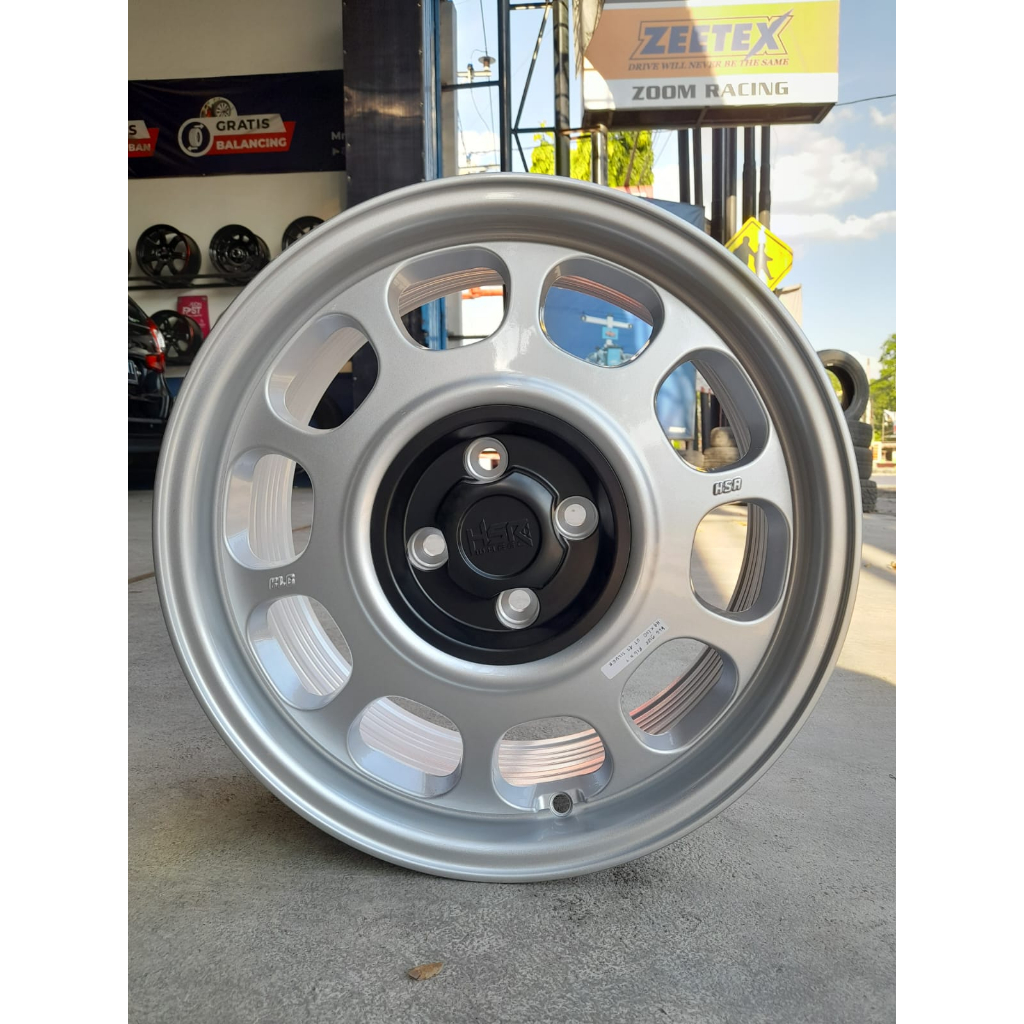 Velg Mobil Ring 16 HSR KLG 9100 R15 Warna Silver Swift Corolla Civic Timor dll