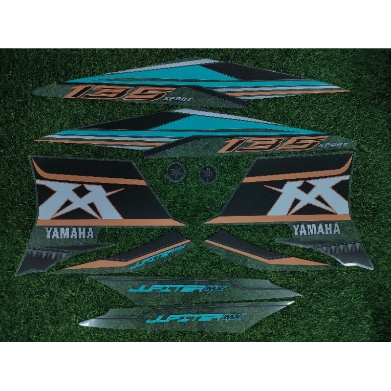 STRIPING STICKER MX NEW 135 TRANSPARAN VARIASI
