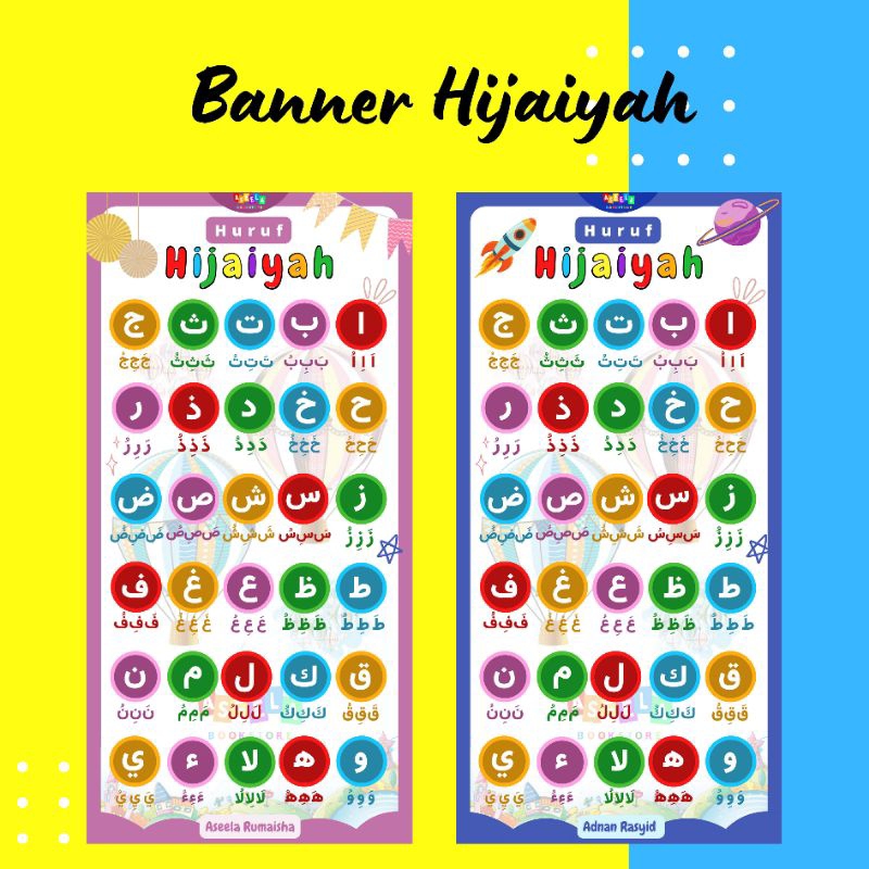 Banner Hijaiyah - Poster Hijaiyah