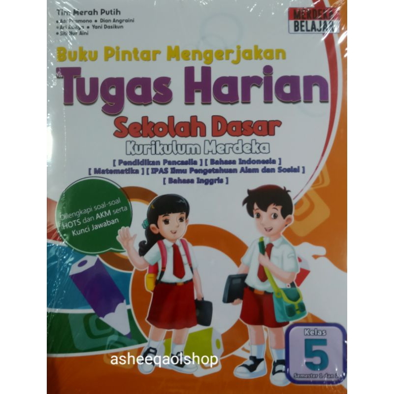 Buku Pintar Mengerjakan Tugas Harian Soal Latihan SD Kelas 5 Kurikulum Merdeka