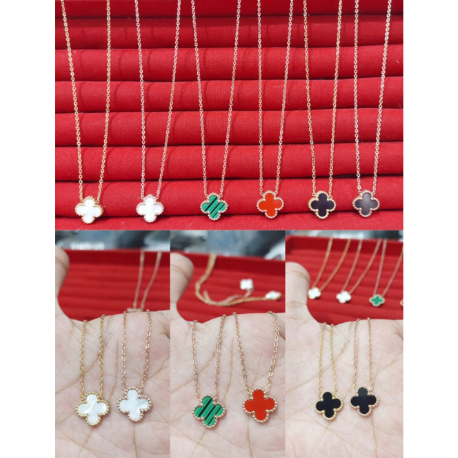 Kalung Bunga Clover Model Korean Style Nuri