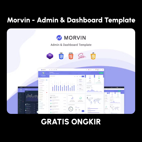 Morvin - Admin & Dashboard Template Original