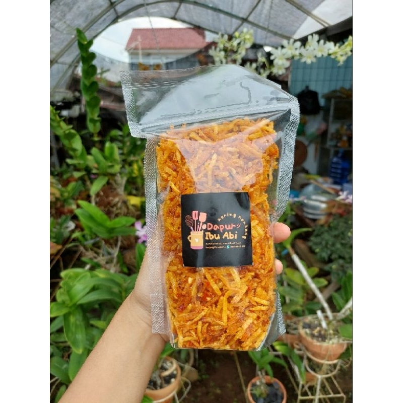 

mustofa kering kentang 200gr pedas manis renyah gurih