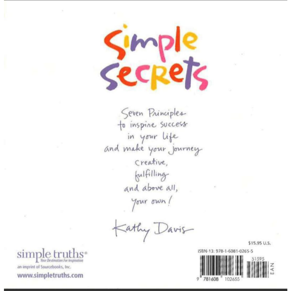 HC Motivation Inspiration Simple Secrets Inspire Success Import Book