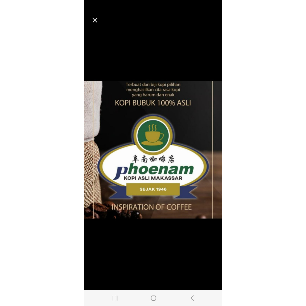 

Kopi Robusta MIx Phoenam Makassar 500 gram